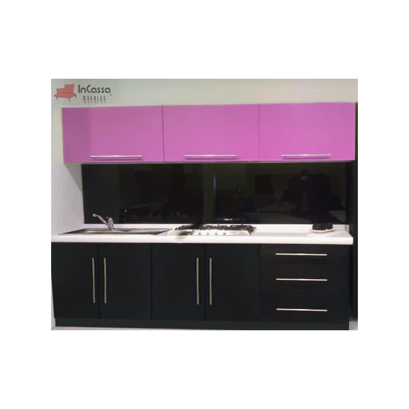 Cocina integral UCRANIA 2.50m diseñada para PARRILLA