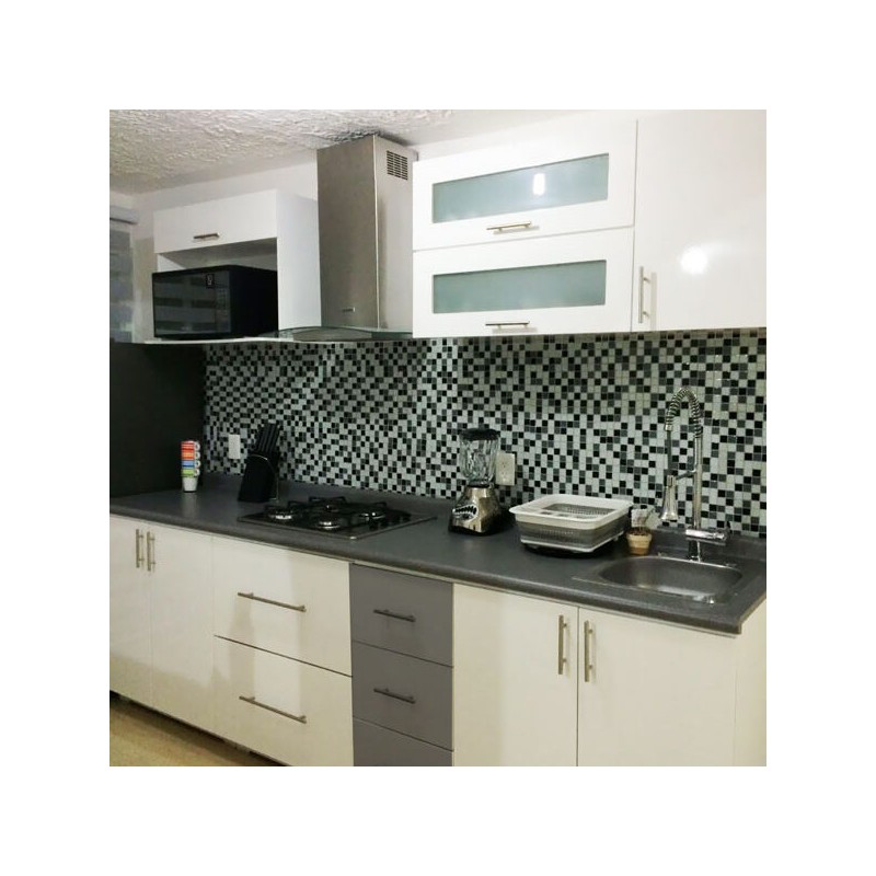 Cocina integral TENERIFE 2.70m diseñada para PARRILLA