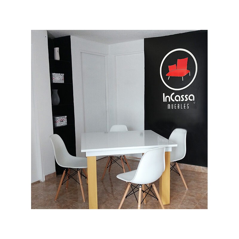 Comedor tipo EAMES Modelo EMBOSCADA white