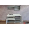 Cocina integral ASSOMADA 1.50m diseñada para PARRILLA