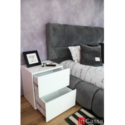 Recámara Tapizada Modelo BURDEOS