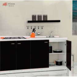 Cocina integral BUGA 1.70m diseñada para PARRILLA