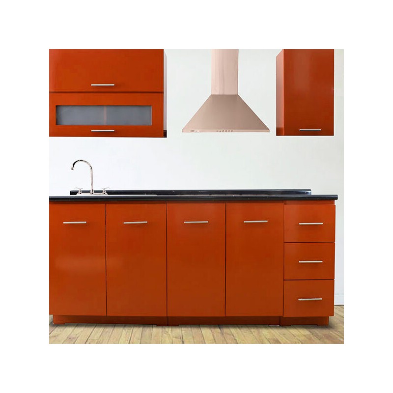 Cocina integral NASHVILLE 2.10m diseñada para PARRILLA