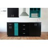Cocina integral AMSTERDAM 2.10m diseñada para PARRILLA