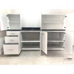 Cocina integral GUYANA 2.30m diseñada para PARRILLA