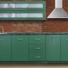 Cocina integral SUCEAVA 2.40m diseñada para PARRILLA