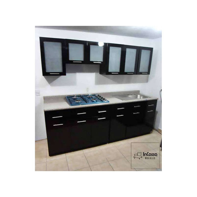 Cocina integral KENIA 2.40m diseñada para PARRILLA
