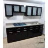 Cocina integral KENIA 2.40m diseñada para PARRILLA