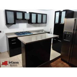 Cocina integral KENIA 2.40m diseñada para PARRILLA